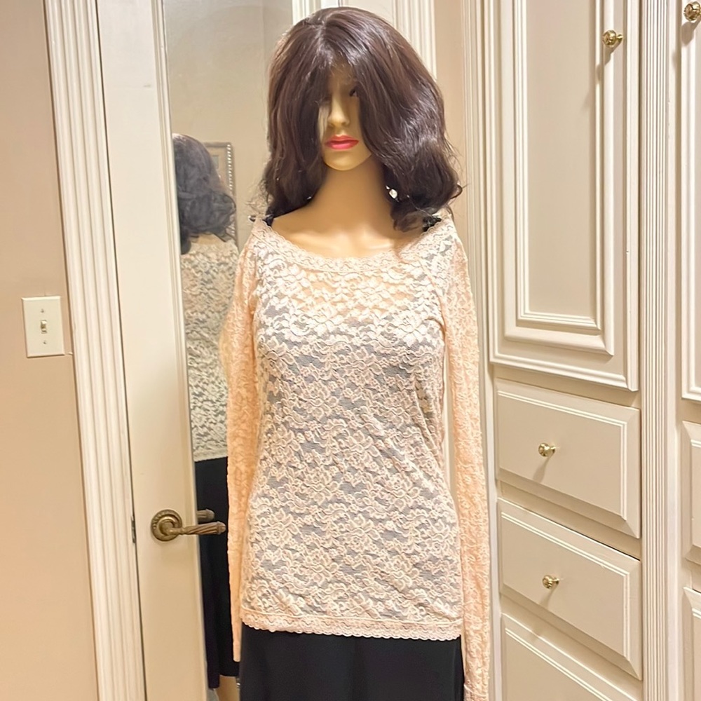 Sexy lace spandex top